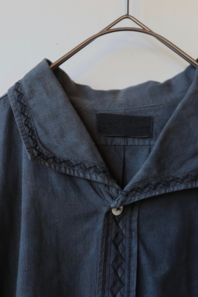 40s-50s Euro shirt one-piece 後染め