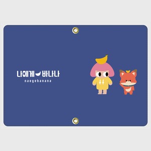 LiLiとキヨウ ~ パスポートケース_ブルー ~ / LiLi&Gwiyeo-woo_blue