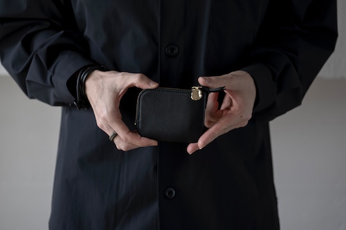 MUJI : keycase.(mini wallet)BLACK