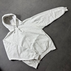 L.L.Bean × Russell 90s henry neck hoodie gray XL 古着
