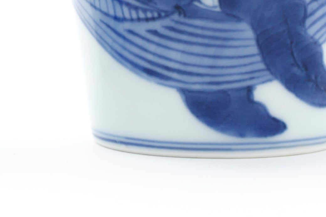 渓山窯】有田焼／染付ナガスくじら そば猪口 2客セット | ピースクラフツ