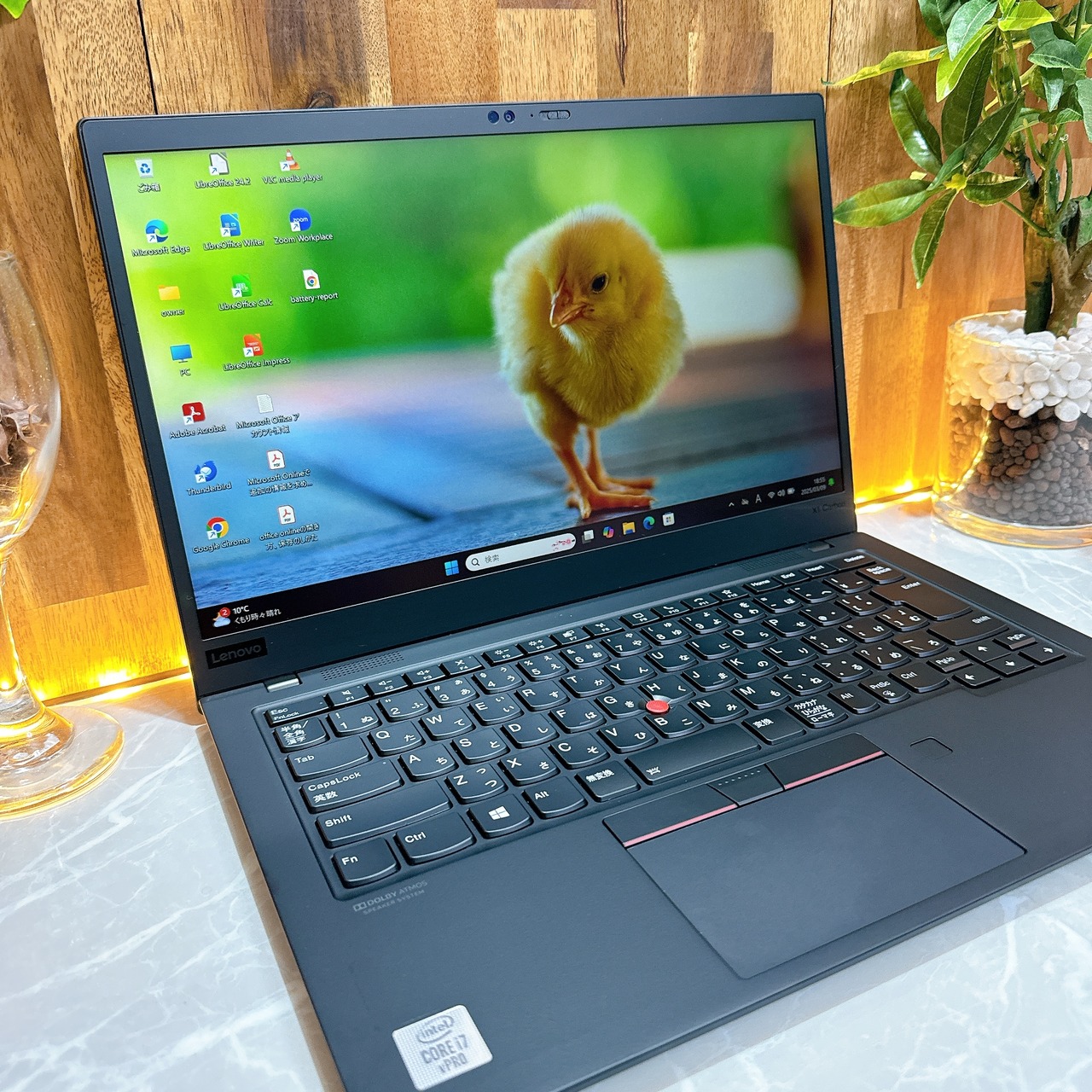 2020年式/LenovoThinkPad X1Carbon/最高峰i7第10世代/メモリ16GB/タッチパネル/ノートパソコン