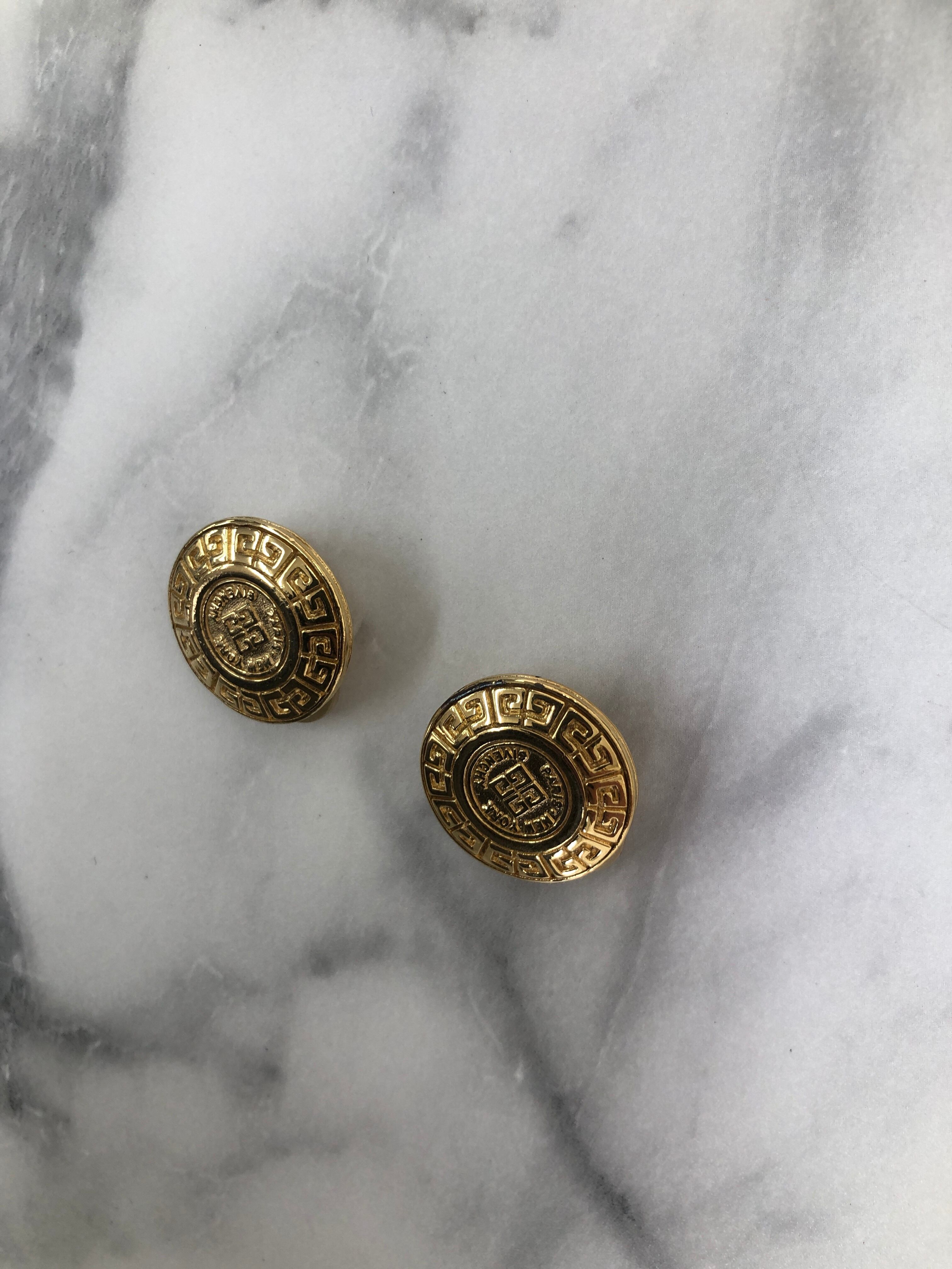 GIVENCHY ジバンシィ イヤリング ゴールド vintage ヴィンテージ