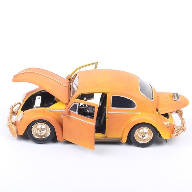 1/24 ビートル VW Beetle Action Figure Charlie オレンジ 黄色