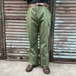 70s フレンチ ハンティングパンツ ユーロ ヴィンテージ 56 W96cm XL カーゴパンツ オリーブ ミリタリー ワーク カーゴ フランス軍 80s