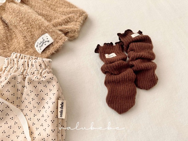 [予約][送料無料]《valubebe》cozy dolldol socks (baby) 74