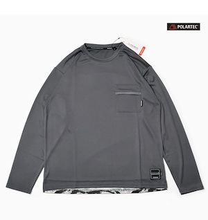 MMA(MOUNTAIN MARTIAL ATRTS) MMA Pocket Long Tee POLARTEC® version (Gray)