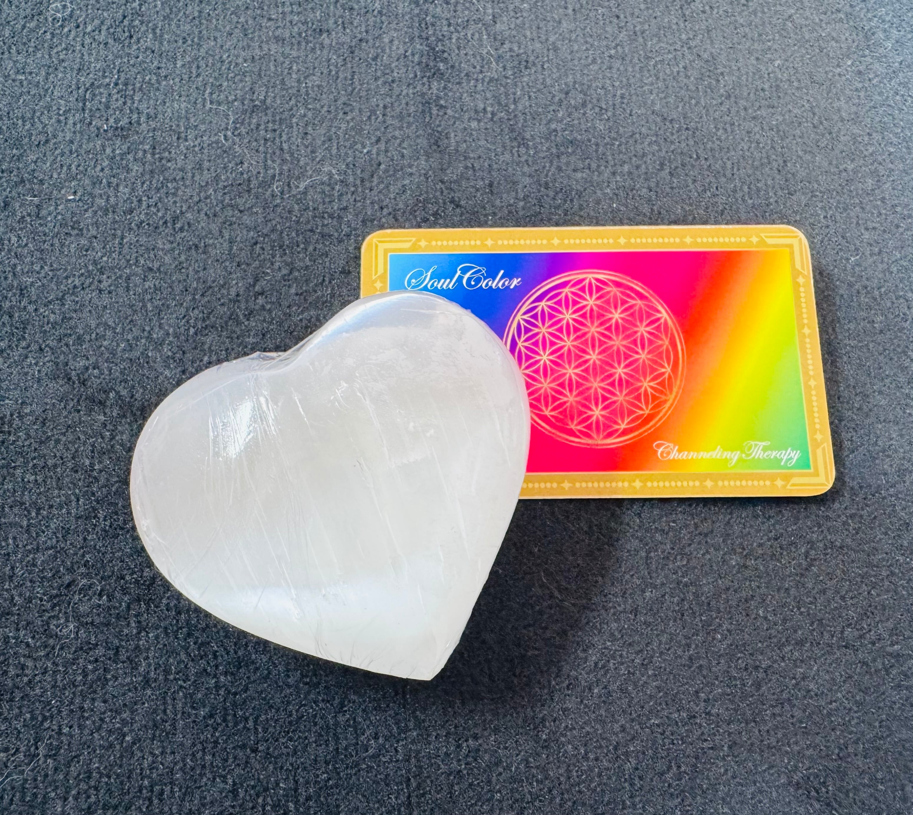 【新春お年玉特別キャンペーン✨】セレナイト（ハートL) & 紅白飛翔ヒーリング❤️