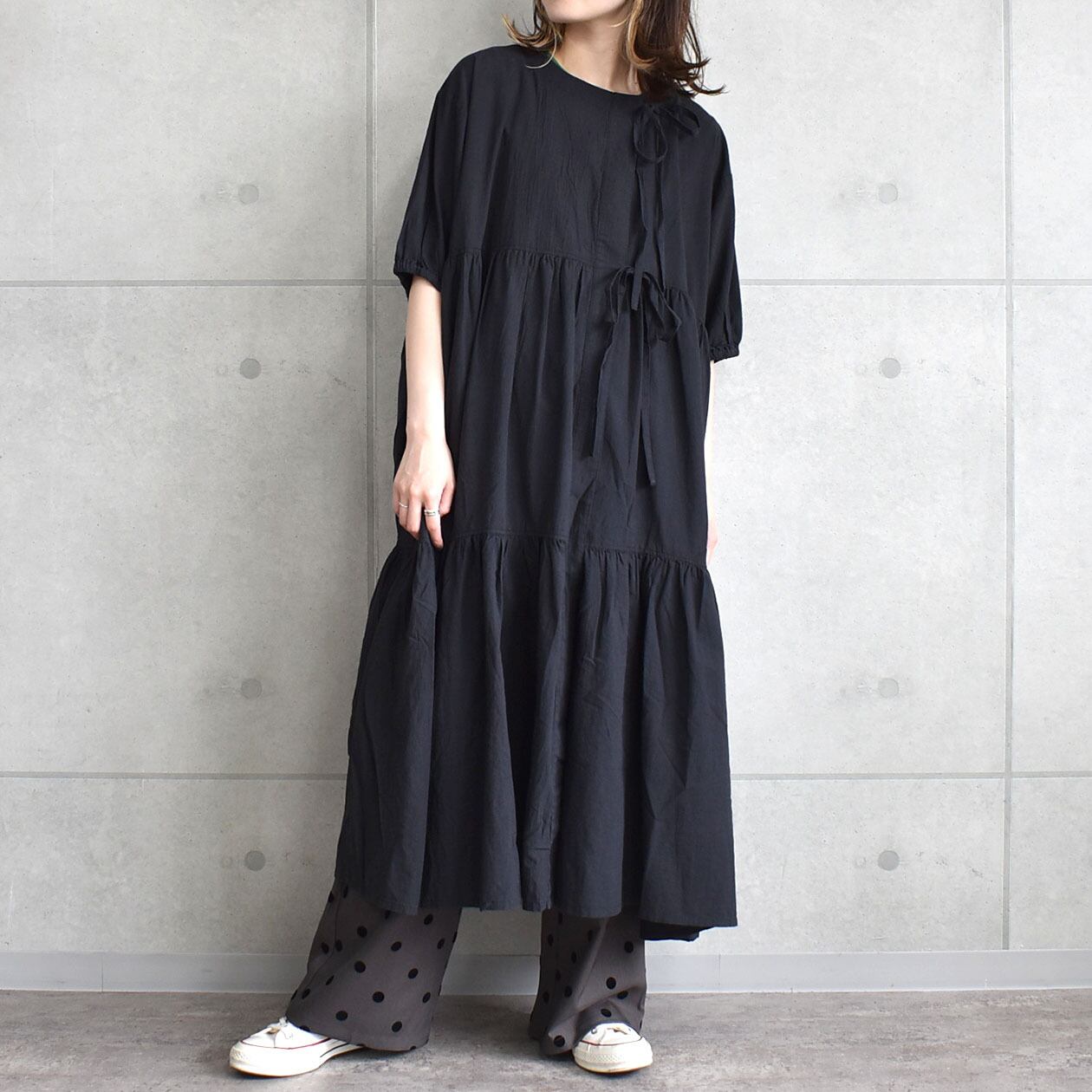 カシュクールティアードワンピース /822111 | AUG ONLINE STORE 大人の  