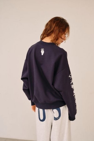 null. 06th Anniv Collaboration Sweatshirt 06th Anniv コラボレーションスウェットトップス Navy