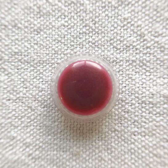 ●『2個セット』クリアフレーム×ボルドー 15㎜