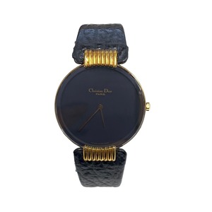 Christian Dior ディオール 47 153-4 バギラ クォーツ ブラック文字盤 腕時計 レディース 4277-202110