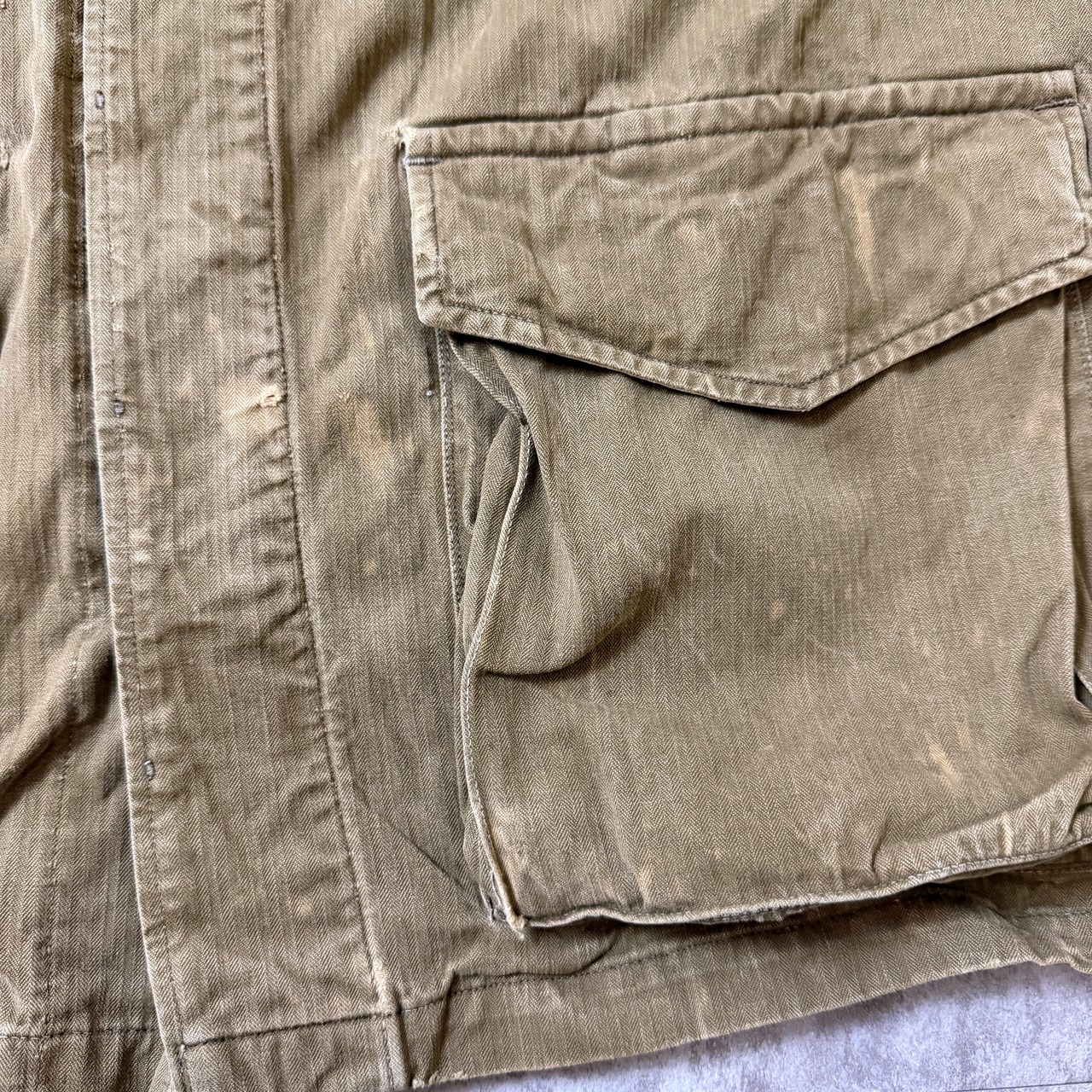40's M-47 Jacket 4Pockets French Army  40年代 フランス軍 ジャケット ミリタリー ヴィンテージ ビンテージ  TT2026-0015 - 10