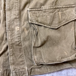 40's M-47 Jacket 4Pockets French Army  40年代 フランス軍 ジャケット ミリタリー ヴィンテージ ビンテージ  TT2026-0015