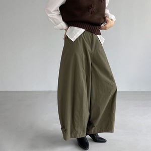 adjustable hem wide pants 14701