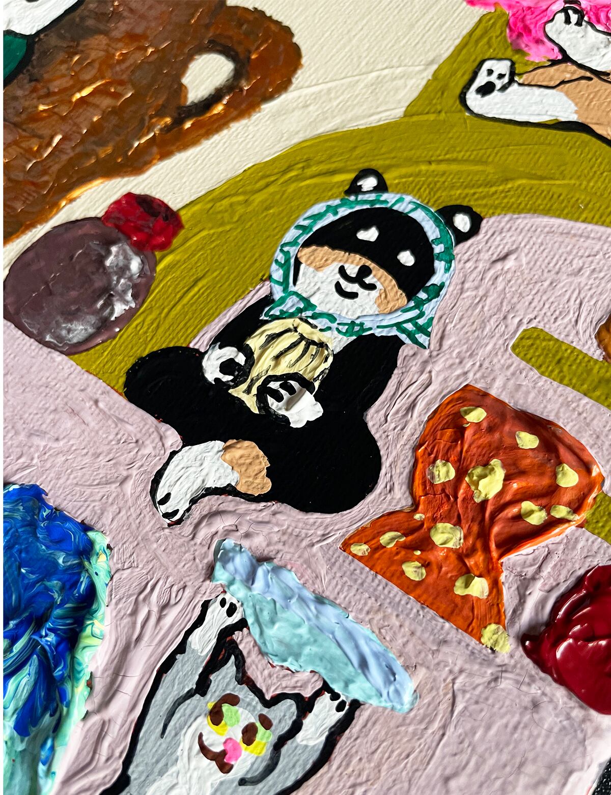 原画：3号】柴の持ち寄り陶器祭（Shiba's Pottery Festival） | Yoshie