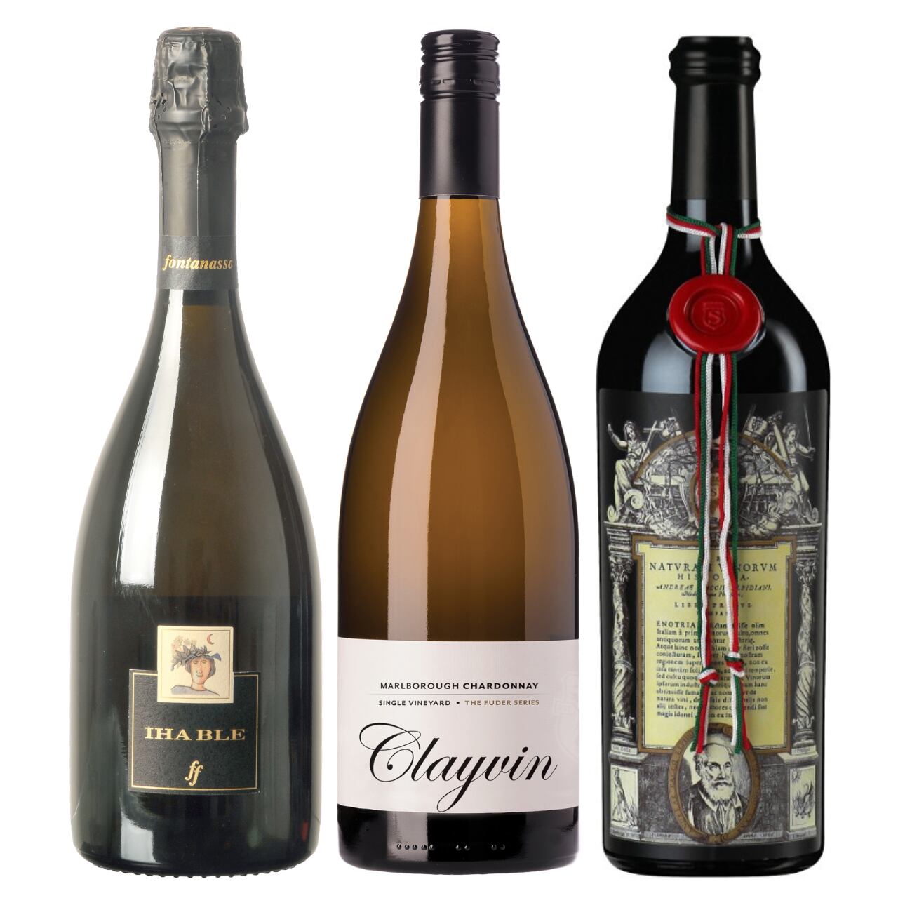 ④特別な日のフルコースに合わせて、赤白泡3本セット 〈限定5セット〉