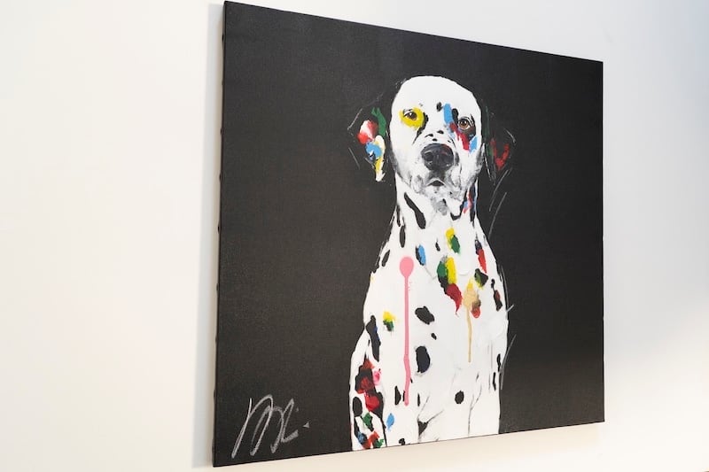 ダルメシアン肖像画 Dalmatian / ダルメシアン / 犬の現代アート作品 絵画販売 | TOMOYA