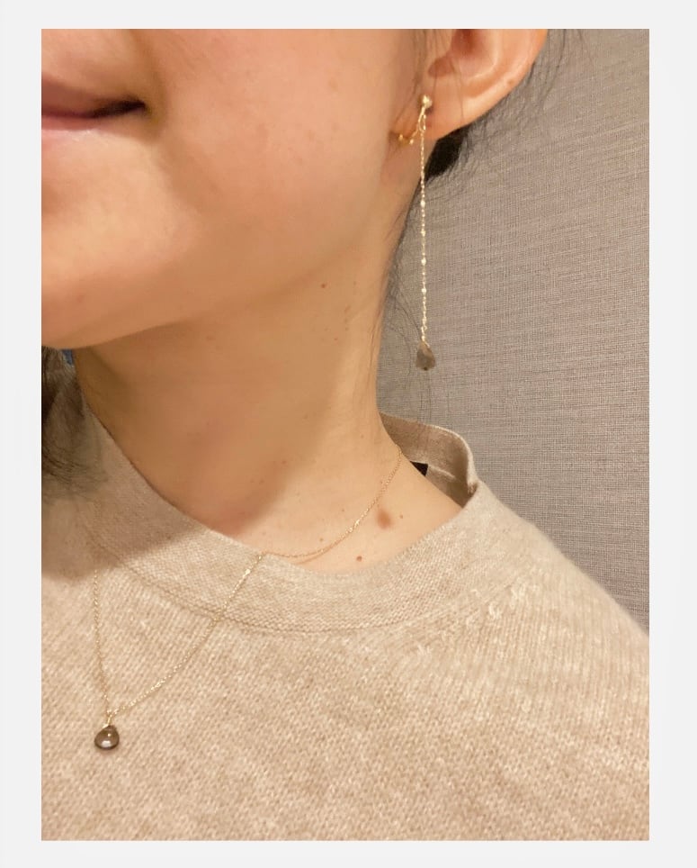 【bonito gem】K10YG  スモーキークォーツ　ネックレス