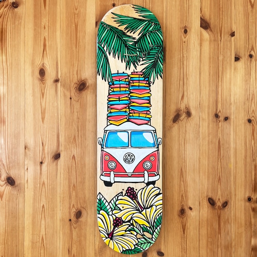 Skateboard Deck（Bus Hibiscus）