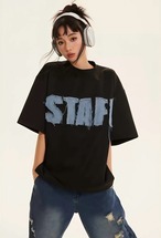 Denim Logo STAFF T-shirt UH00078