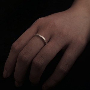 <梨地> classic ring / silver