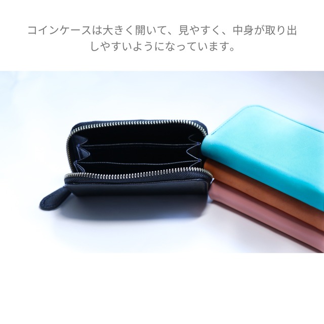 Round zipper coin case