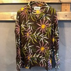 WACKO MARIA × オープンカラーシャツ 長袖 ブラウン L