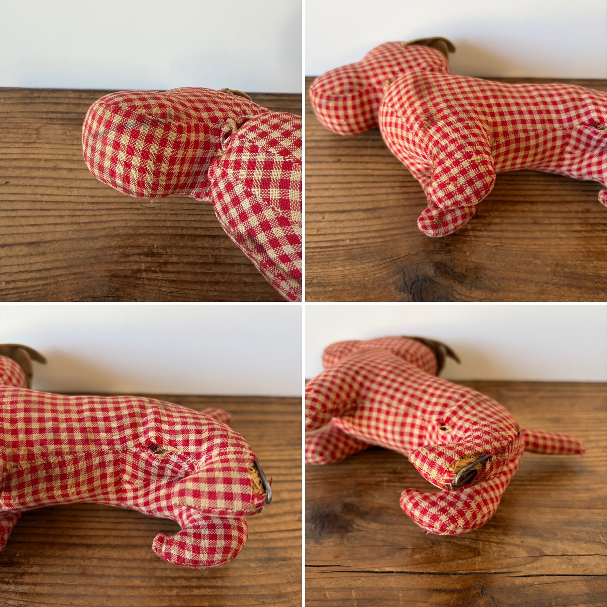 Straw Stuffed Dog | troldhaugen antiques ｜ 北欧アンティーク・古道具