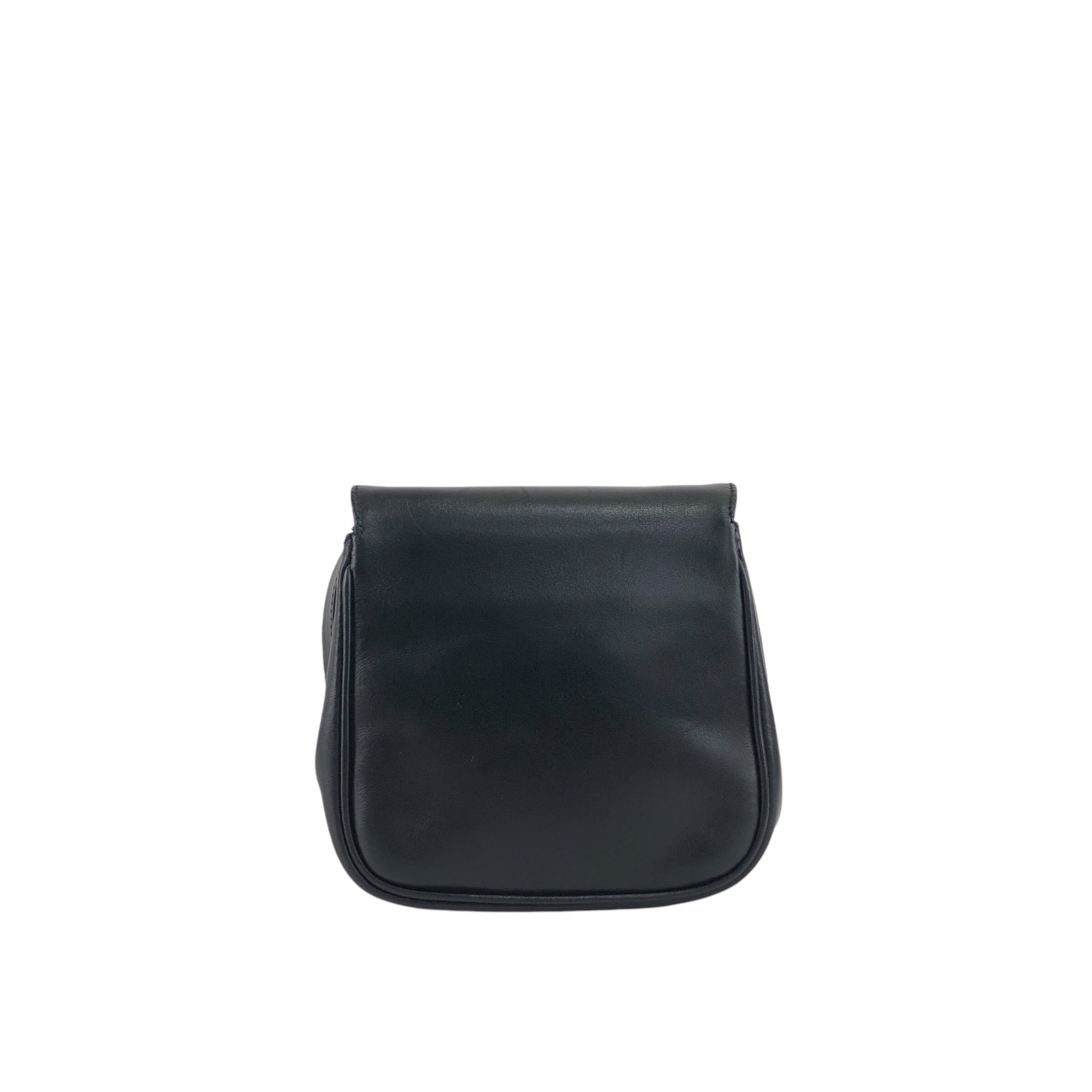 希少 フェラガモ エナメル ミニバッグ ポシェット 黒 ビンテージ Salvatore Ferragamo サルヴァトーレ フェラガモ ショルダーバッグ