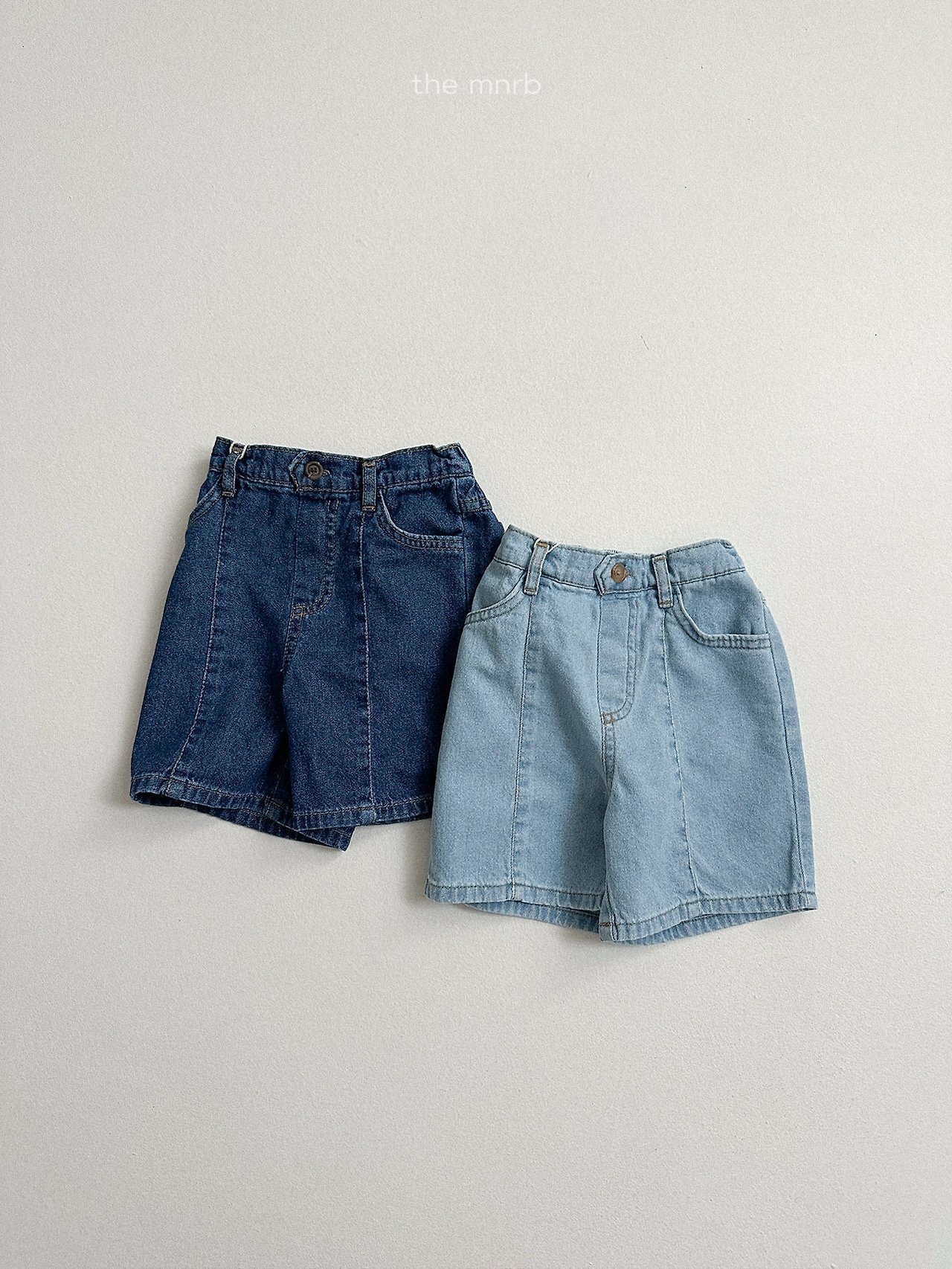 【取寄/韓国直送】minirobe 26/SM ボタンデニムハーフパンツ｜夏服｜韓国子供服