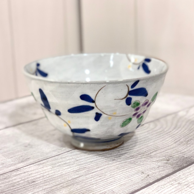 【波佐見焼】【丹山窯】唐草小花　茶碗　