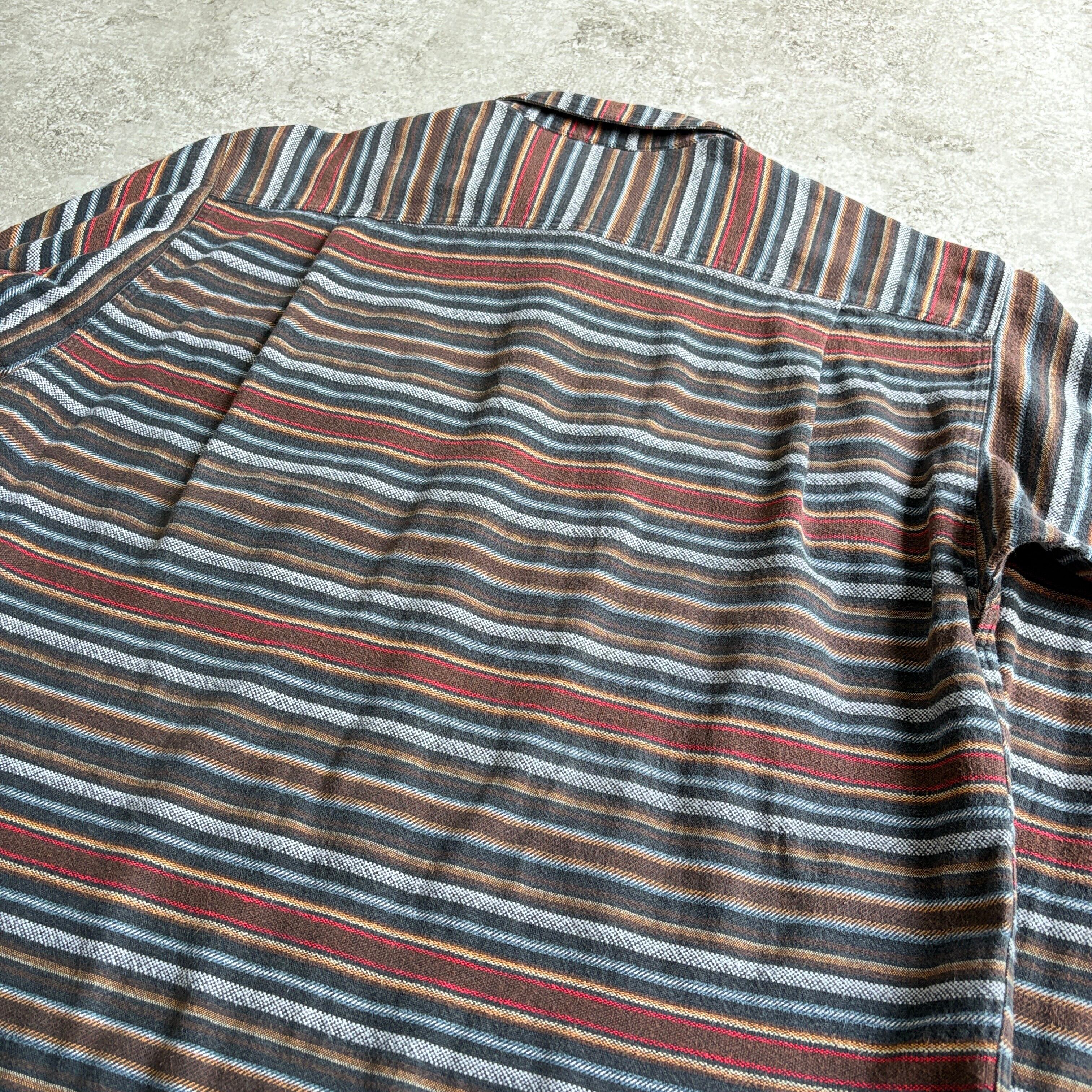 90s 1999年製 patagonia Heavy Flannel shirt 【strata black】 | Que