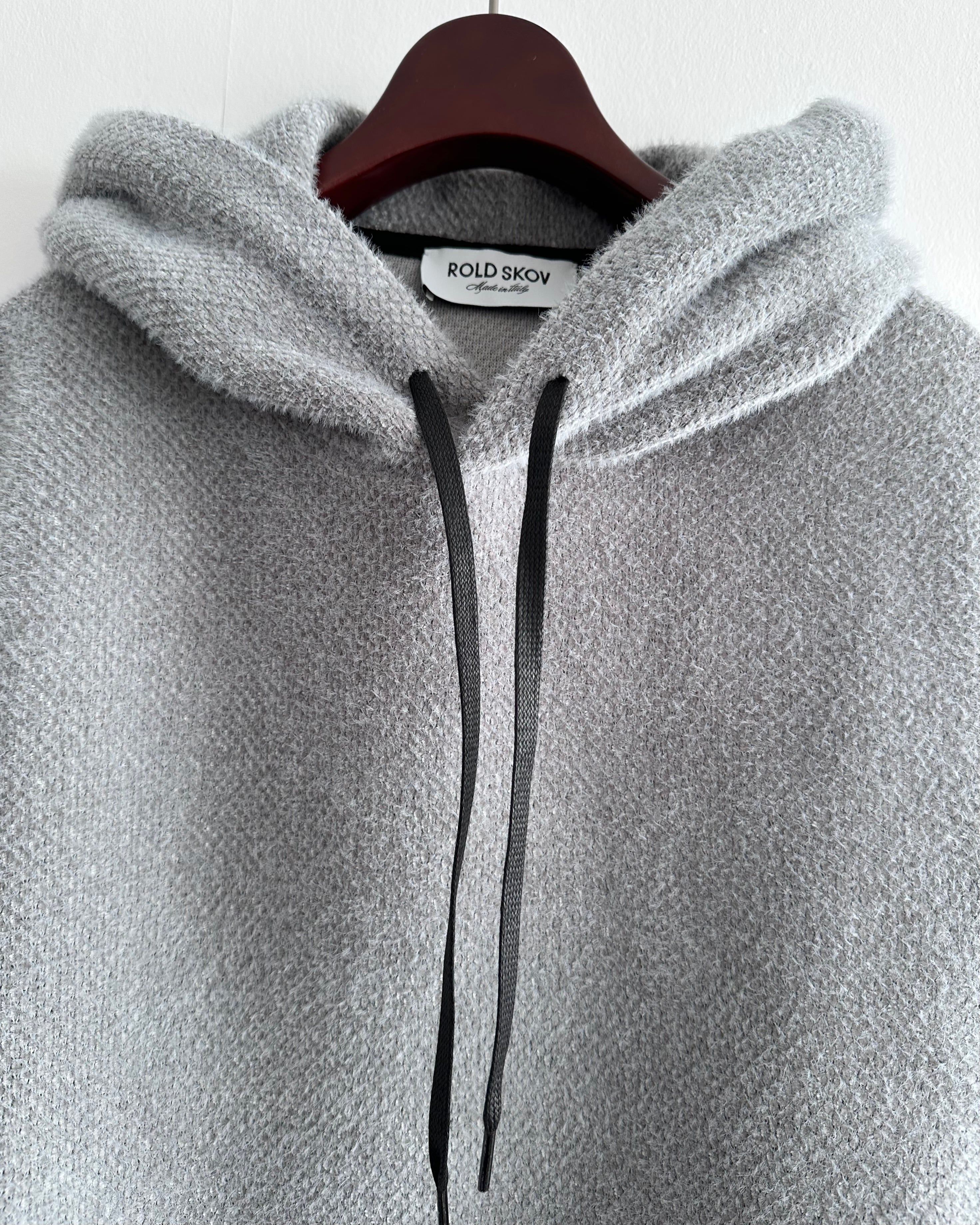 ROLD SKOV TEXTURED KNIT HOODIE | dear closet