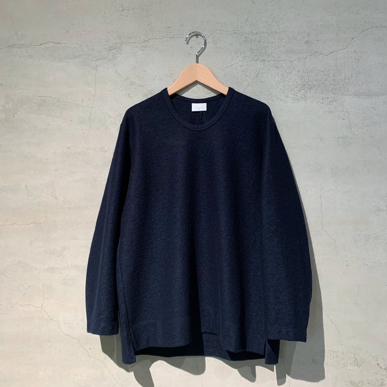 NO CONTROL AIR】リングウール・ニットメルトンクルーネックプル