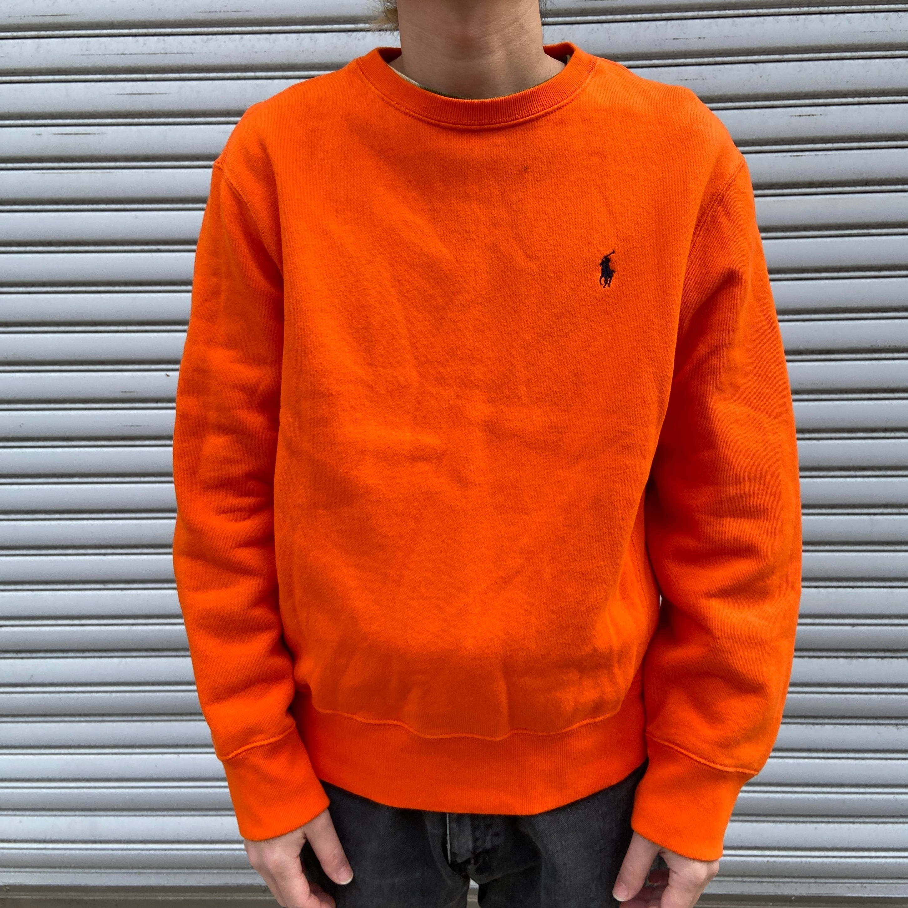 RRL スウェットオレンジMサイズ