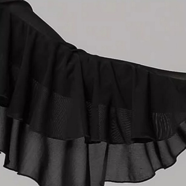 フリルデザイン ストーン トップス 【レオタードタイプ】 ds0102