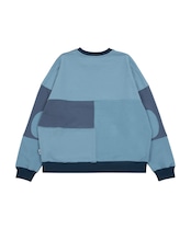 【#Re:room】COLOR PATCHWORK SWEAT BIG TRAINER［REC730］