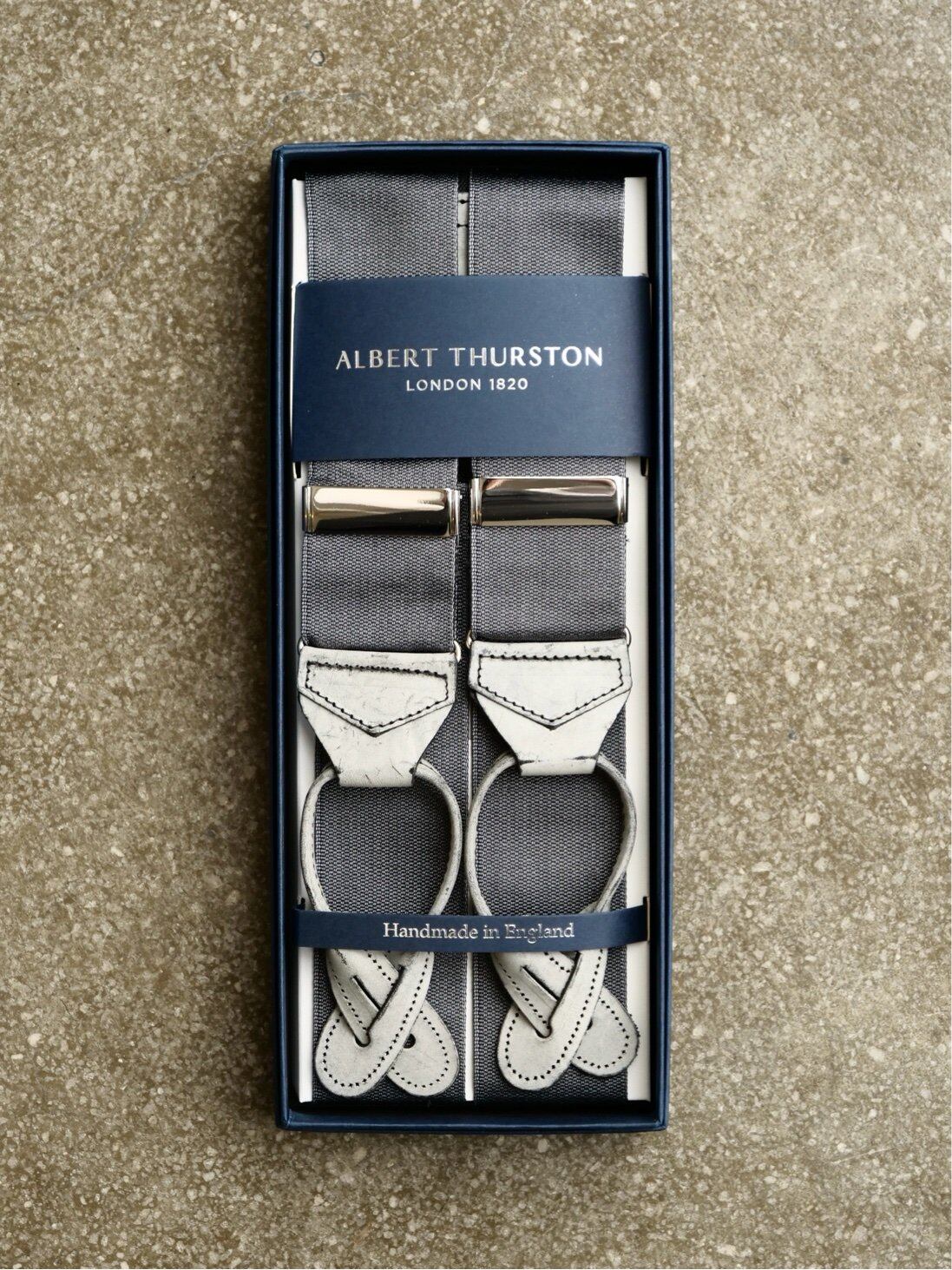 ALBERT THURSTON】30th Anniversary Model / Braces / 40mm Ribbon