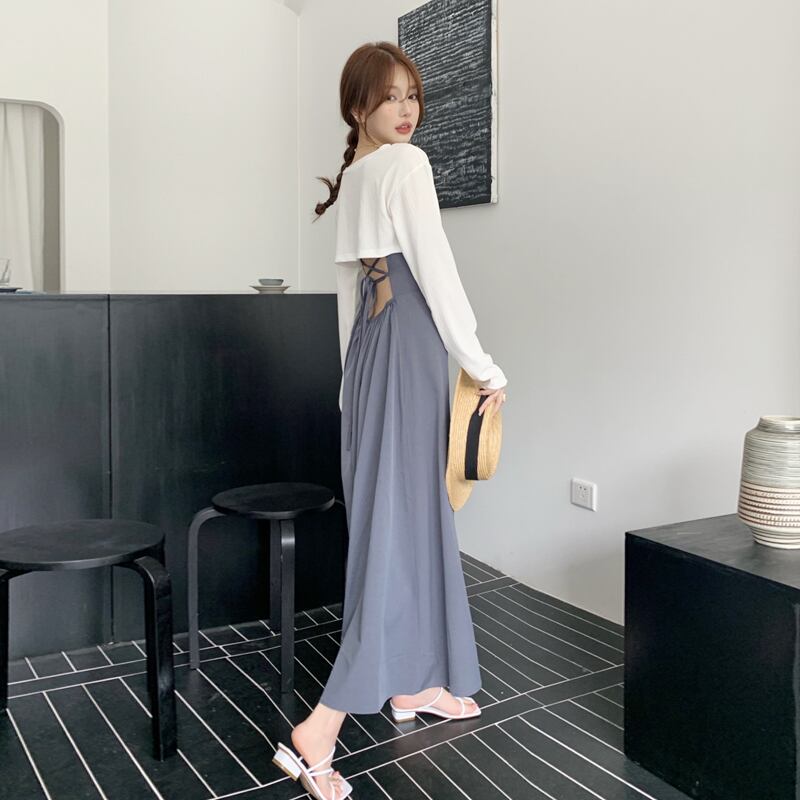 スタイルサマートップス スカート ストリート 大人ガーリー スウィート キュート カジュアル 夏物 試着室88947704875