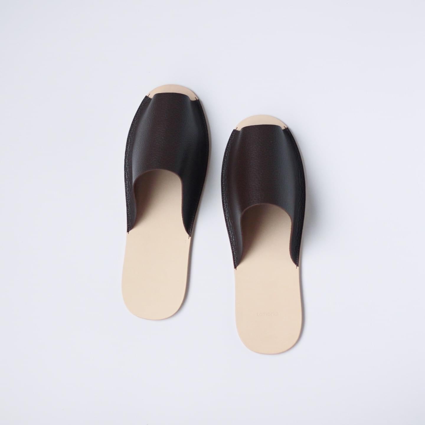 スリッパ Slippers (dark brown) | tomorka | 和歌山
