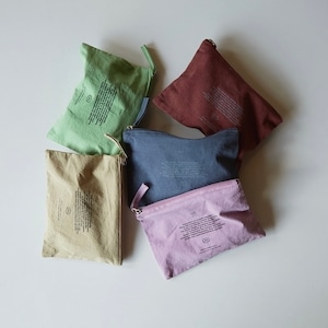 every day pouch 5colors / ヴィンテージスタイル エブリデイ ポーチ 韓国 北欧 雑貨