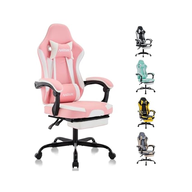 ゲーミングチェア！オットマン付き！美品！ 楽天市場】NIONIKゲーミングチェアオットマン付き幅広座面