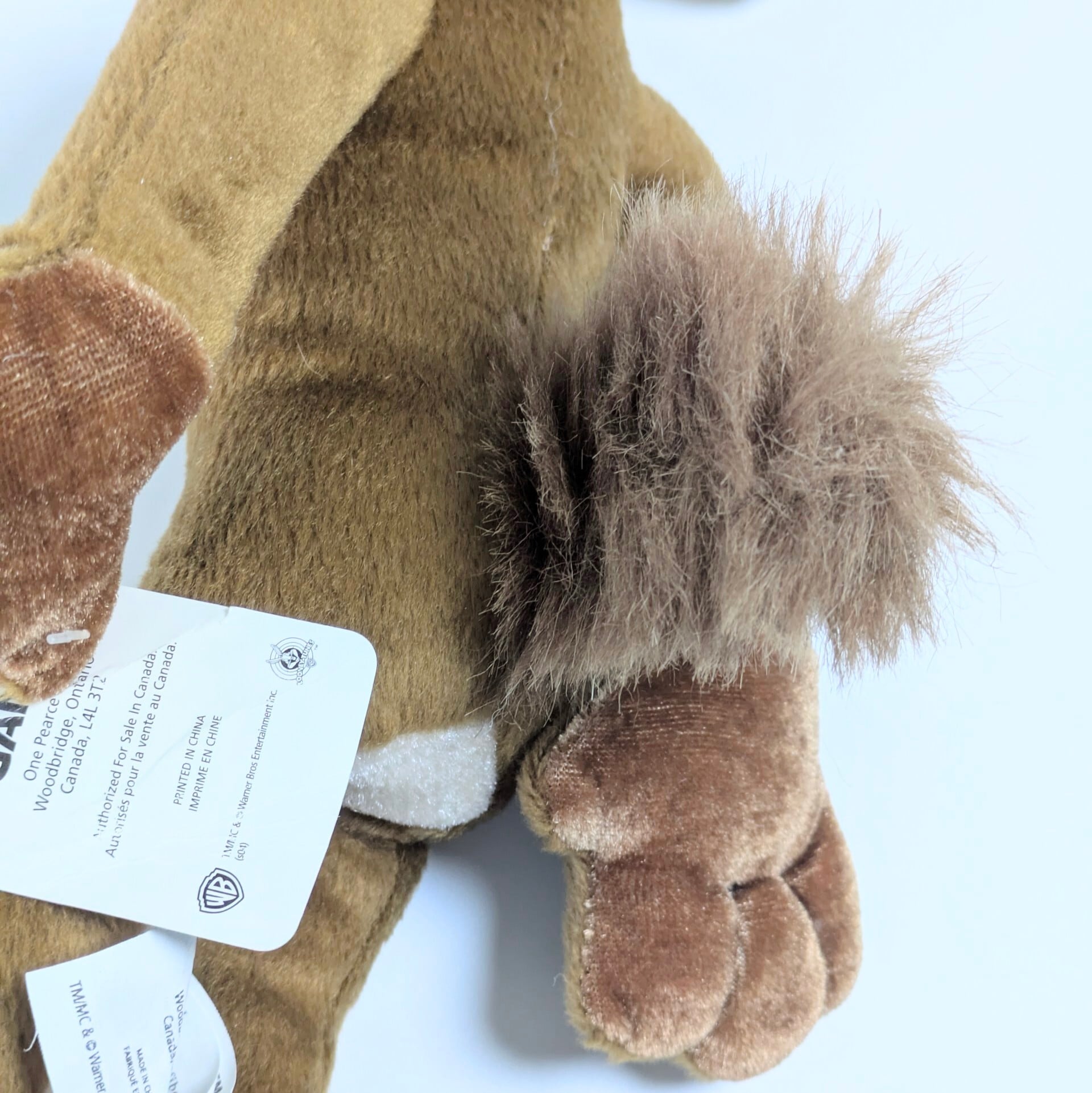 ☆ DEADSTOCK / VINTAGE 90' ☆【 Looney Tunes ( ルーニーテューンズ ) 】ワイリー・コヨーテ plush CANADA LIMITED / ぬいぐるみ / プラッシュ 〚アメリカン雑貨 アメトイ〛