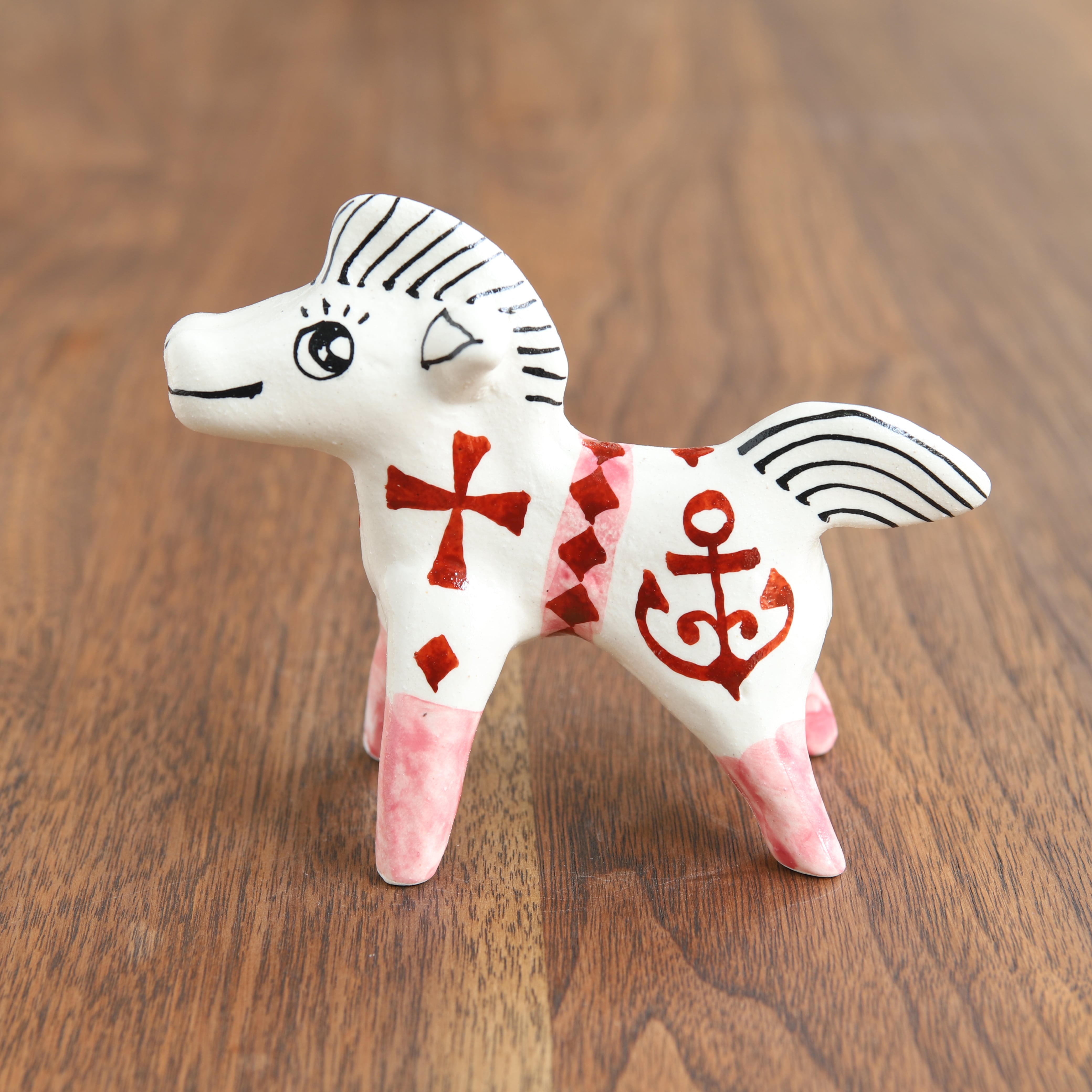 山口祥治 干支フィギュア 午(ウマ)「ウマジャロウ UJ-35」 工房:喜鶴製陶(有田焼)