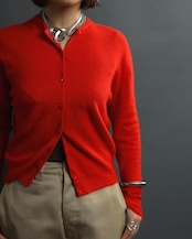 1960's Red / Knit Cardigan