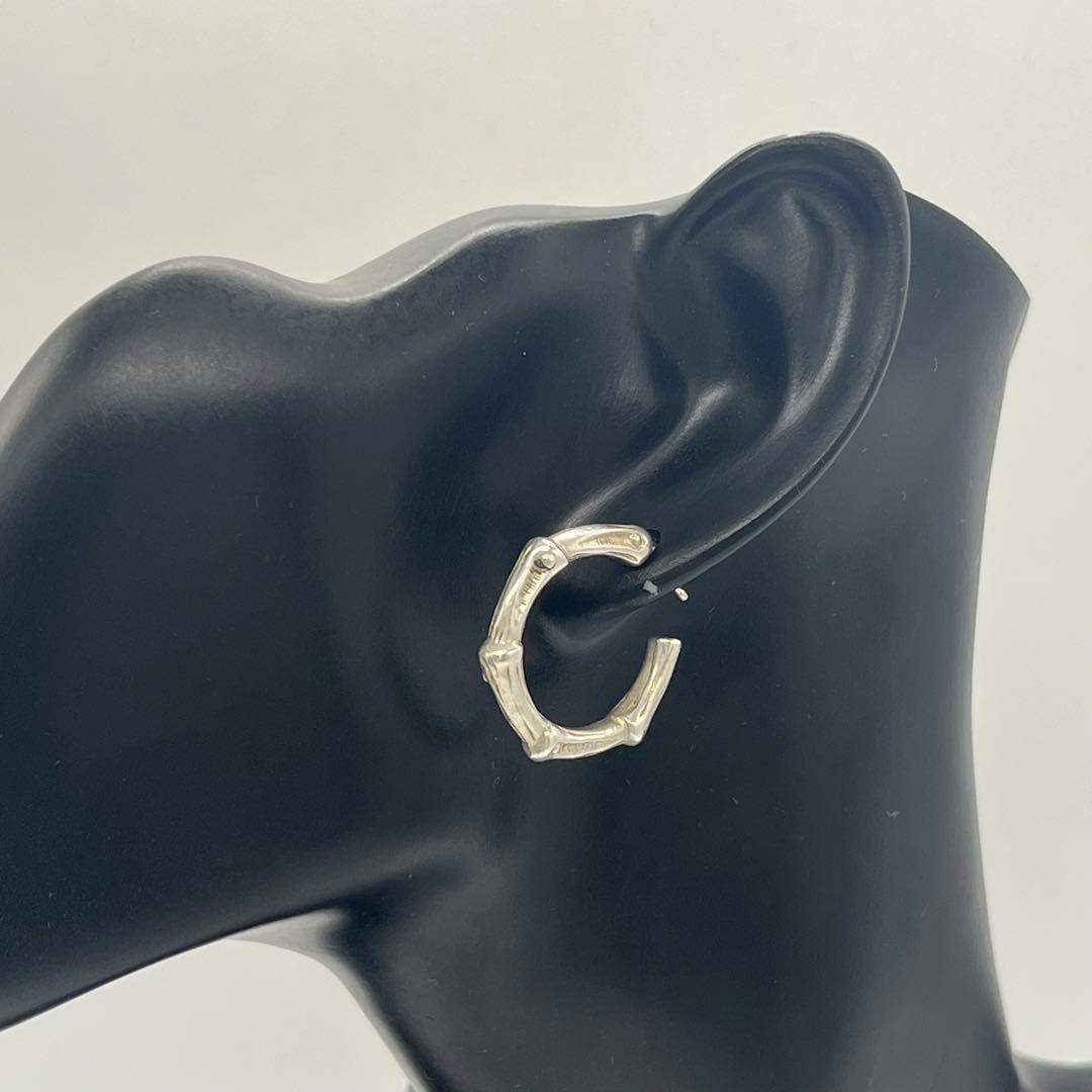 ティファニー TIFFANY&CO バンブー フープ ピアス ラージ SV925 | Refind