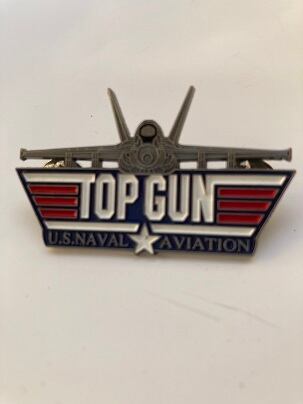 ミリタリー TOPGUN ピンバッジ トップガン P40212 ピンバッチ TOP GUN