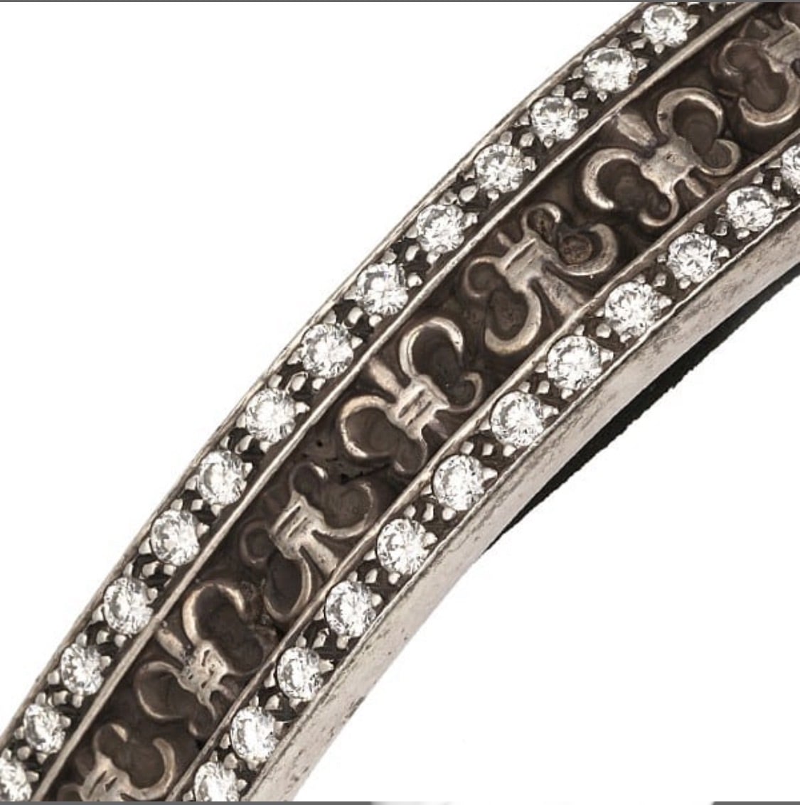 CHROME HEARTS クロムハーツ ナローVバンド BSフレア パヴェダイヤ