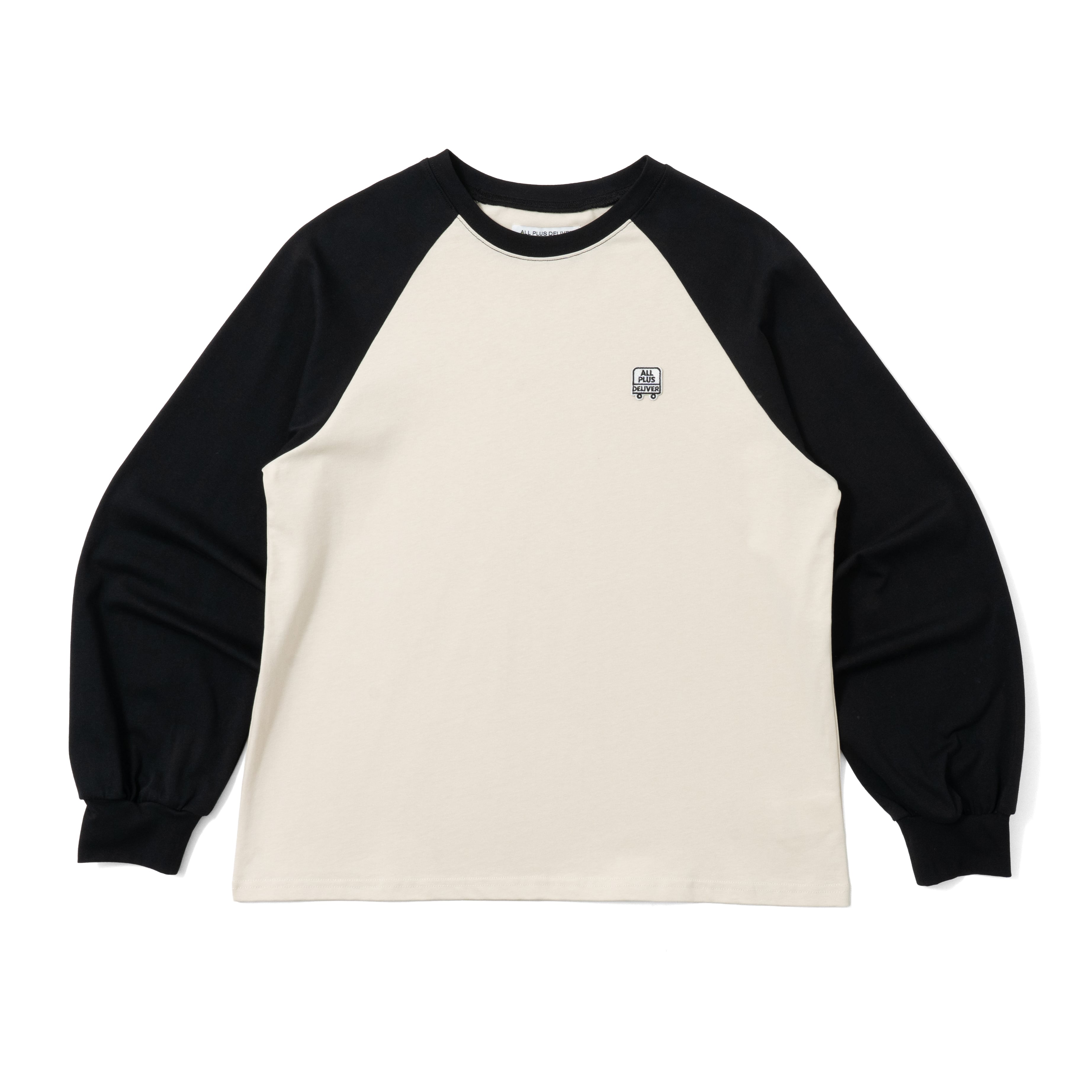 ALPSDR LOGO PATCH RAGLAN LS TEE / IVORY